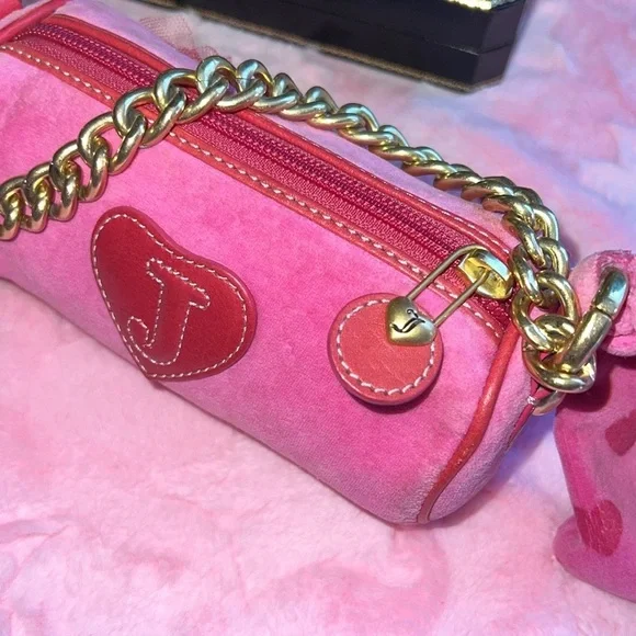 HTF✨Hot Pink Juicy Couture Mini Barrel 🎀✨ - Picture 3 of 13